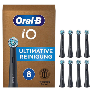 Oral-B iO Ultimate Clean - Sort - 8-pack